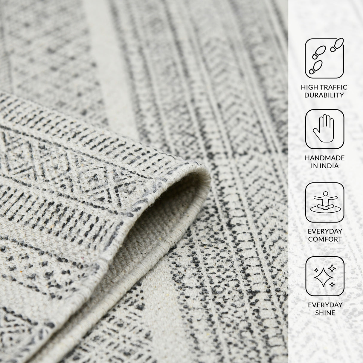 Amer Rugs DUN-1 Dune Distressed Geometric Area Rug
