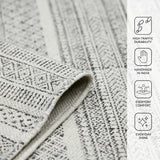 Amer Rugs DUN-1 Dune Distressed Geometric Area Rug