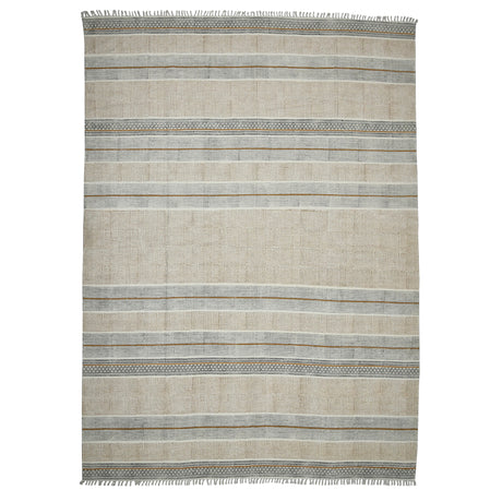 Amer Rugs DUN30508 Dune Distressed Geometric Brown 5' X 8' Area Rug