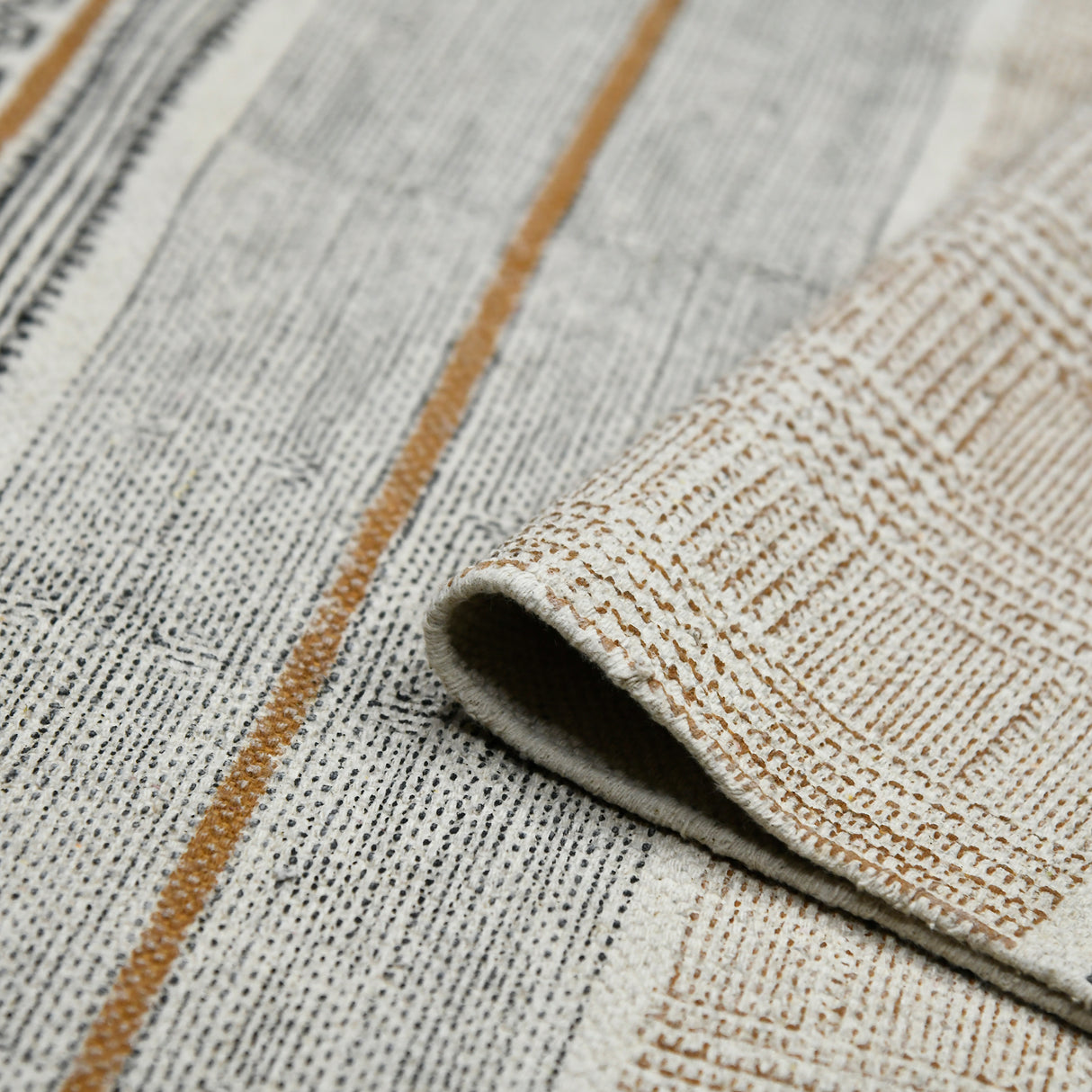 Amer Rugs DUN30508 Dune Distressed Geometric Brown 5' X 8' Area Rug