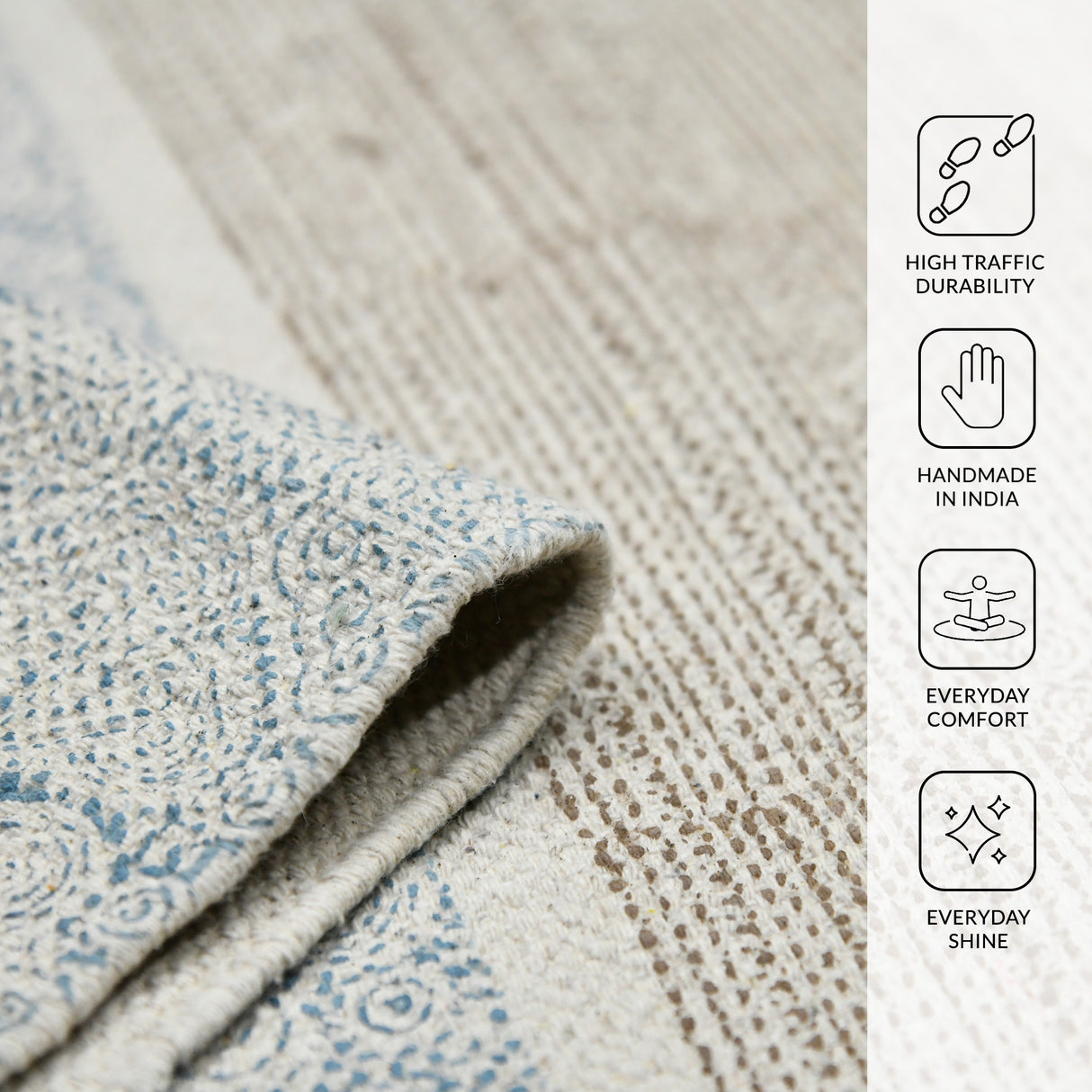 Amer Rugs DUN-4 Dune Distressed Geometric Area Rug