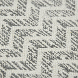 Amer Rugs DUN50508 Dune Distressed Geometric Gray 5' X 8' Area Rug
