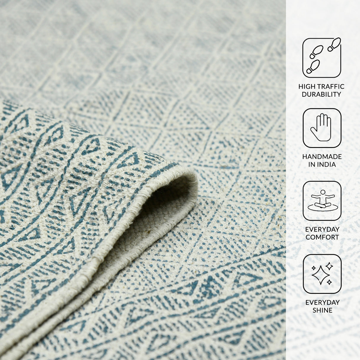 Amer Rugs DUN-6 Dune Distressed Geometric Area Rug