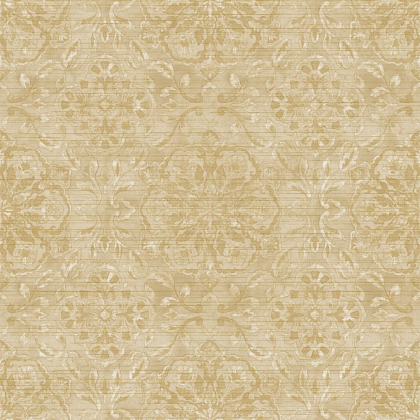 Galerie DWP0353-03 Beige Floral Stripe - Eade's Wallpaper