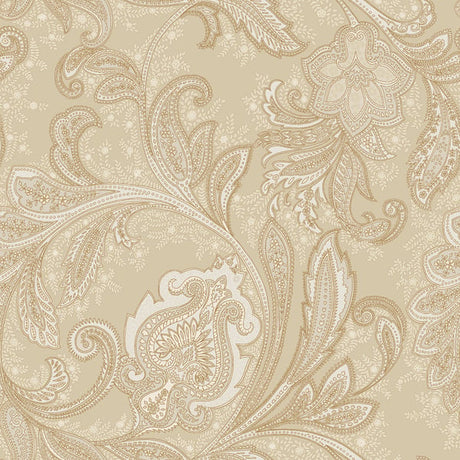 Galerie DWP0355-03 Beige Paisley - Eade's Wallpaper