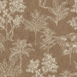 Galerie DWP0361-02 Beige Floating Foliage - Eade's Wallpaper