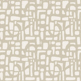 Galerie DWP0364-02 Cream Chunky Geo - Eade's Wallpaper