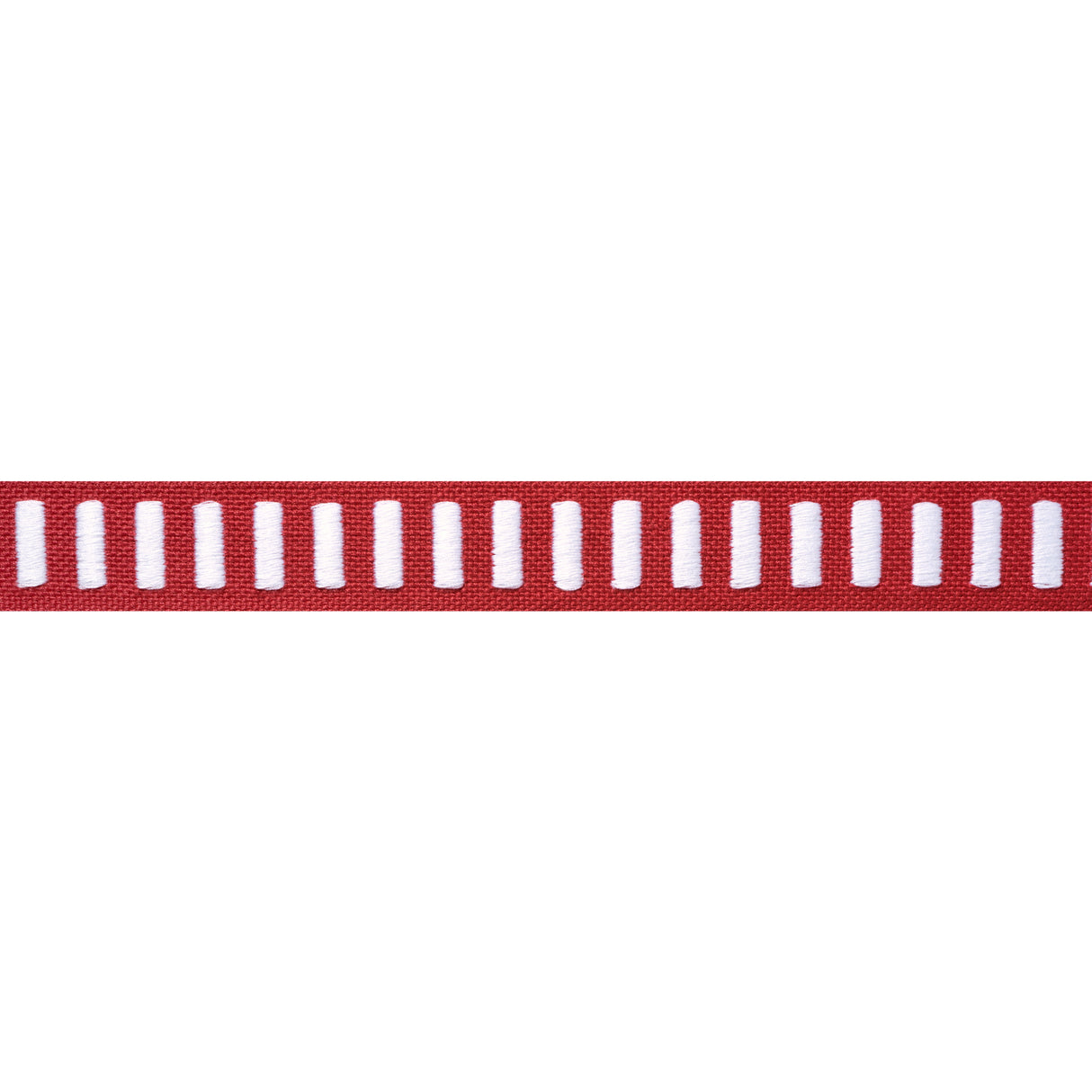 Thibaut E12127 DASH TAPE White on Berry