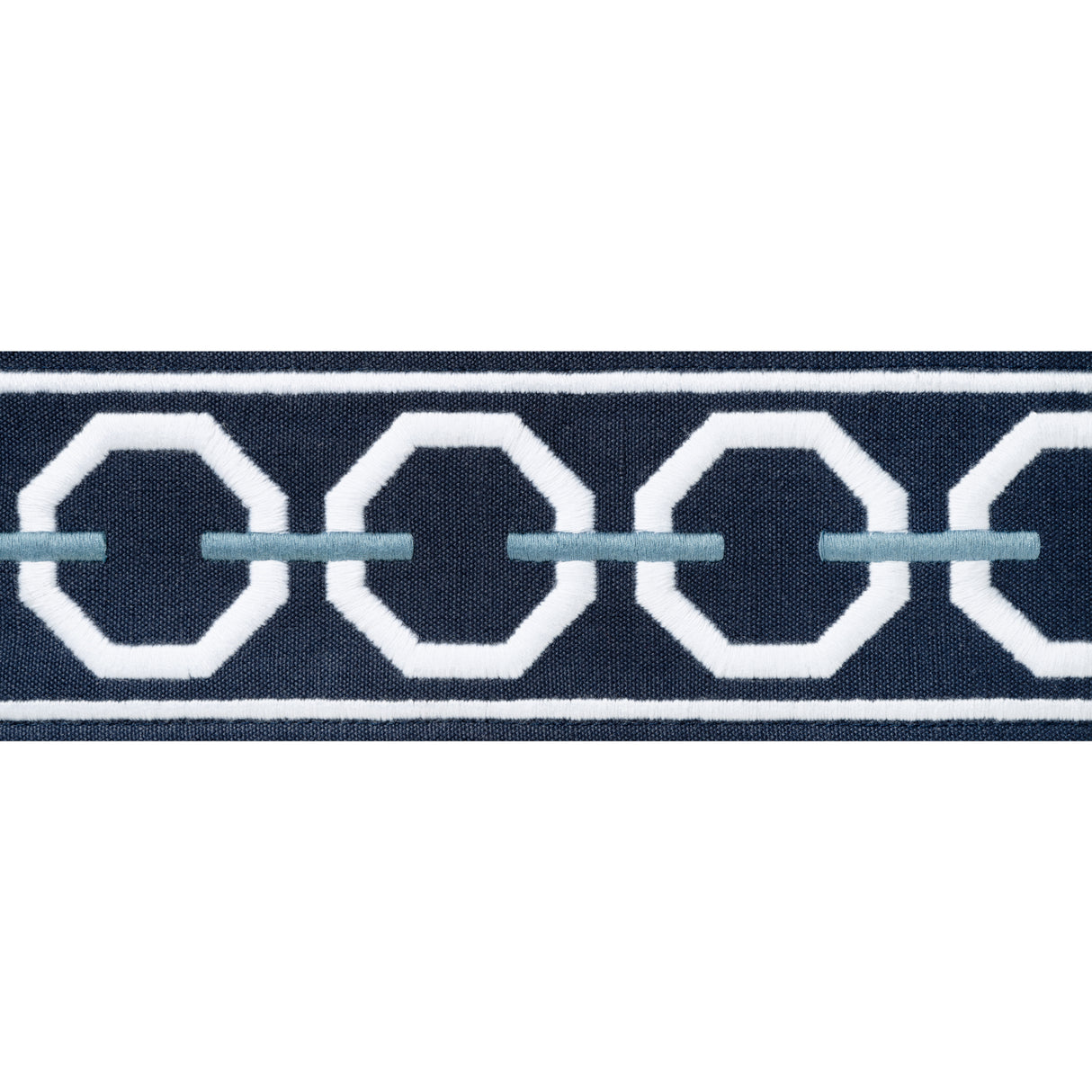 Thibaut E12167 KATONAH TAPE Navy and Sky