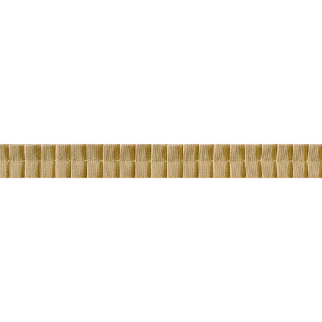 Thibaut PLEATED TAPE E12310 in Soft Gold Trim - TAPES & TRIM