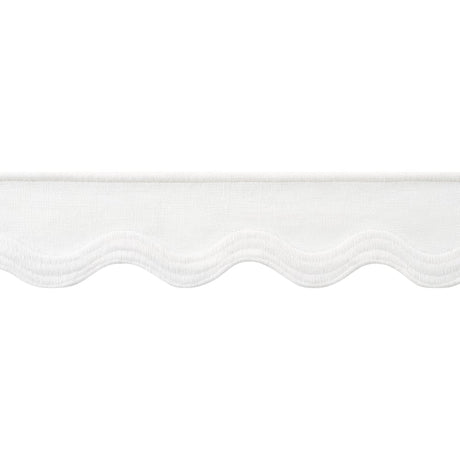 Thibaut WAVE TAPE E12328 in White on White Trim - TAPES & TR