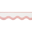 Thibaut WAVE TAPE E12329 in Blush on White Trim - TAPES & TR