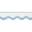 Thibaut WAVE TAPE E12332 in Powder on White Trim - TAPES & T