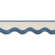 Thibaut WAVE TAPE E12336 in Cadet on Linen Trim - TAPES & TR