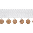 Thibaut BALI BEAD E12419 in Snow White Trim - TAPES & TRIMS 
