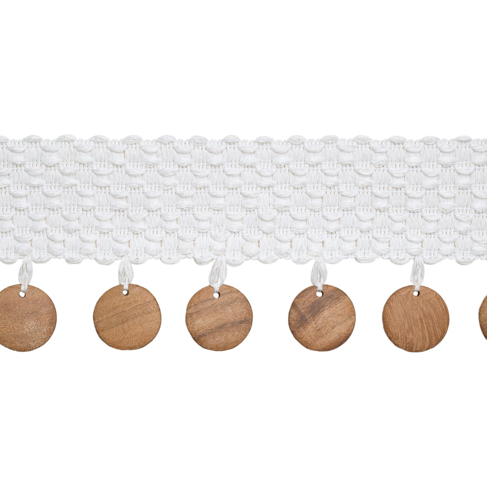 Thibaut BALI BEAD E12419 in Snow White Trim - TAPES & TRIMS 