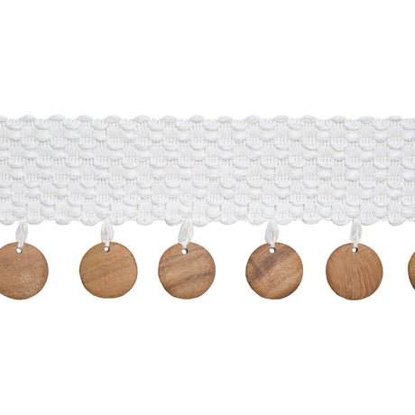 Thibaut BALI BEAD E12419 in Snow White Trim - TAPES & TRIMS 