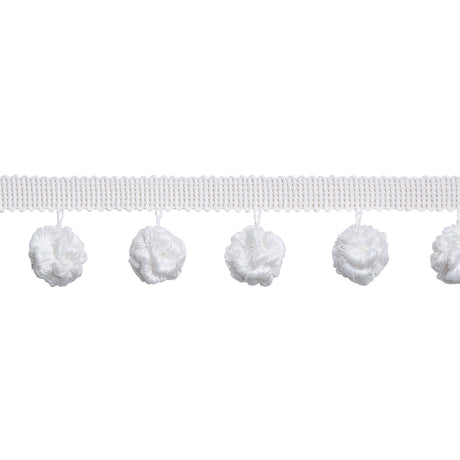 Thibaut FLORIAN FRINGE E12438 in Snow White Trim - TAPES & T