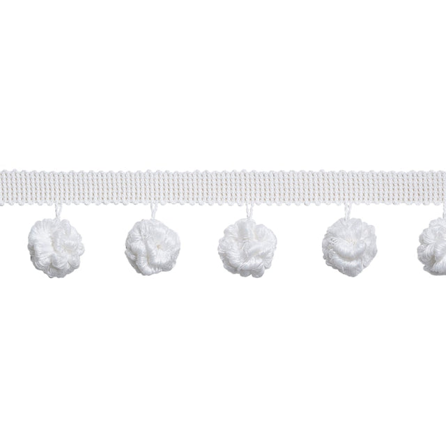 Thibaut FLORIAN FRINGE E12438 in Snow White Trim - TAPES & T