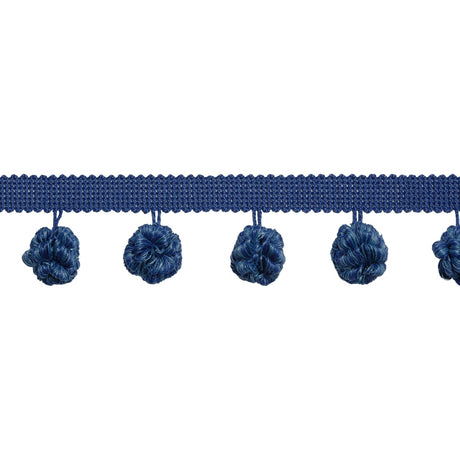 Thibaut FLORIAN FRINGE E12444 in Navy Trim - TAPES & TRIMS V