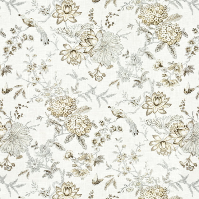STOUT EARL-1 EARLINGTON 1 STONE Fabric - Eades Wallpaper & Fabric