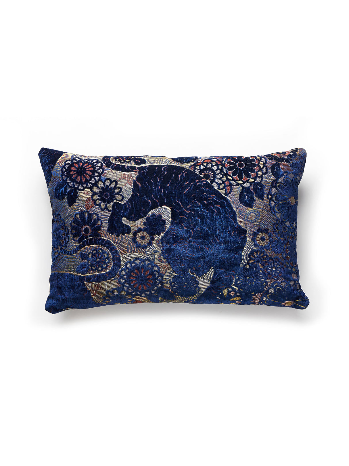 Scalamandre EA 0002LSIBERPIL SIBERIAN TIGER LUMBAR PILLOW - 