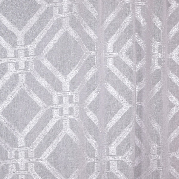 Mitchell MDS FF-1902-12 Geometric Evoke-Snow - Eade's Wallpaper