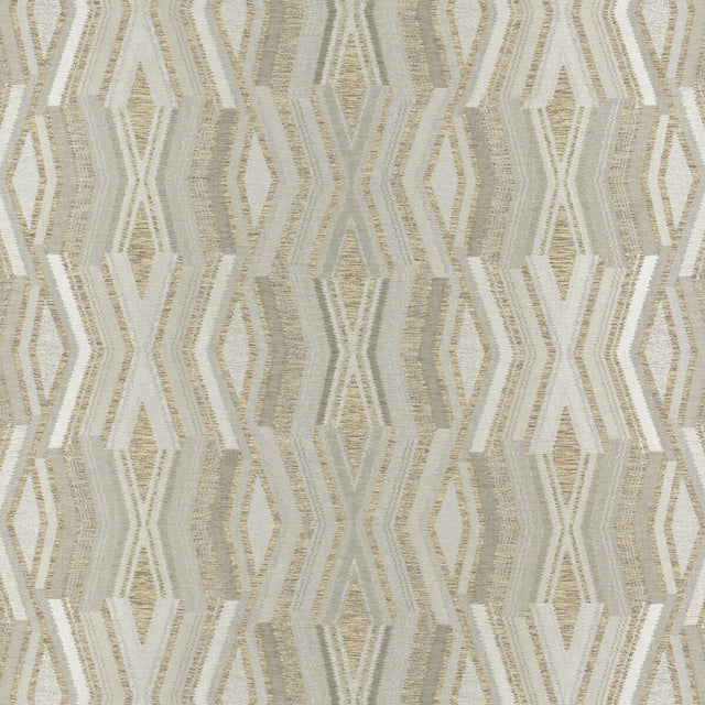 THREADS ED85278.2.0 MERIDIAN SILVER Fabric - Eade's Wallpaper