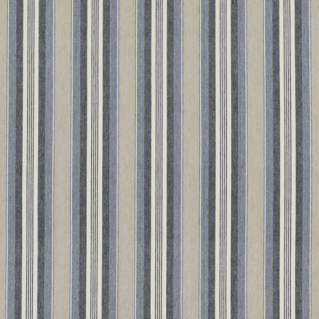THREADS ED85301.680.0 LOVISA INDIGO Fabric - Eade's Wallpaper