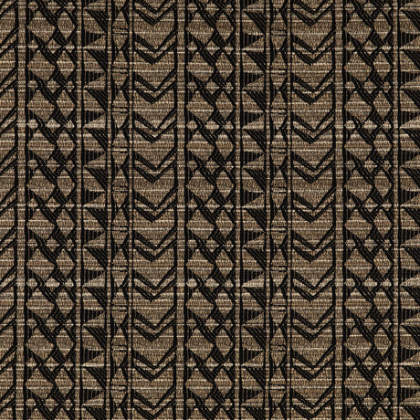 THREADS ED85318.985.0 BUTABU CHARCOAL Fabric - Eade's Wallpaper