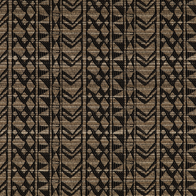 THREADS ED85318.985.0 BUTABU CHARCOAL Fabric - Eade's Wallpaper