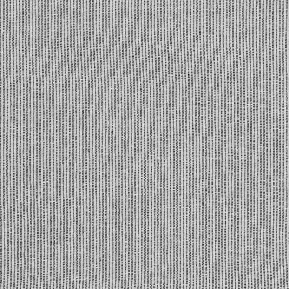 THREADS ED85331.985.0 NALA TICKING CHARCOAL Fabric - Eade's Wallpaper