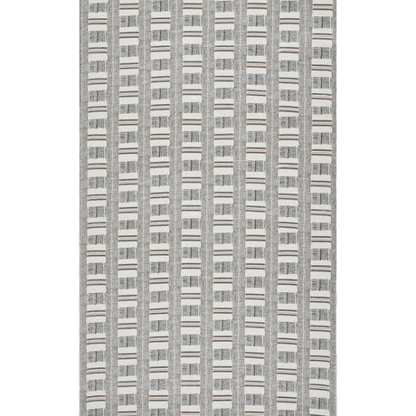 THREADS ED85344.104.0 NAXOS IVORY/CHARCOAL Fabric - Eade's Wallpaper