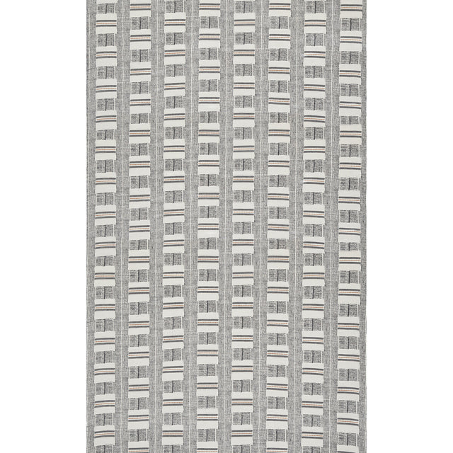 THREADS ED85344.104.0 NAXOS IVORY/CHARCOAL Fabric - Eade's Wallpaper