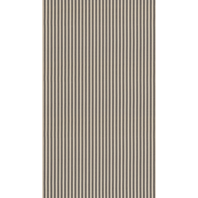 THREADS ED85346.955.0 TAFTAN STRIPE EBONY Fabric - Eade's Wallpaper