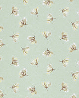 Eijffinger EJ365073 Mullein Green Floral Wallpaper