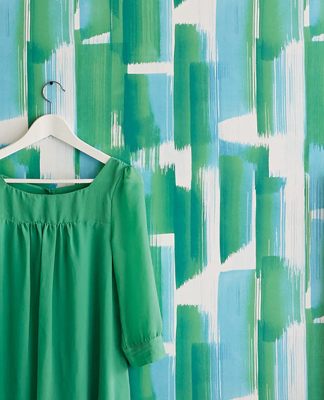 Eijffinger EJ377000 Vilgot Green Abstract Wallpaper