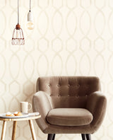 Eijffinger EJ377044 Stina Bone Trellis Wallpaper