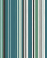 Eijffinger EJ377112 Svea Teal Stripe Wallpaper