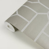 Eijffinger EJ382510 Johan Taupe Trellis Wallpaper