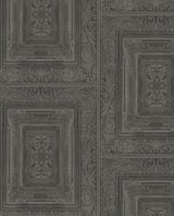 Eijffinger EJ382522 Olsson Charcoal Wood Panel Wallpaper