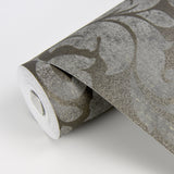 Eijffinger EJ382542 Arvid Taupe Damask Wallpaper