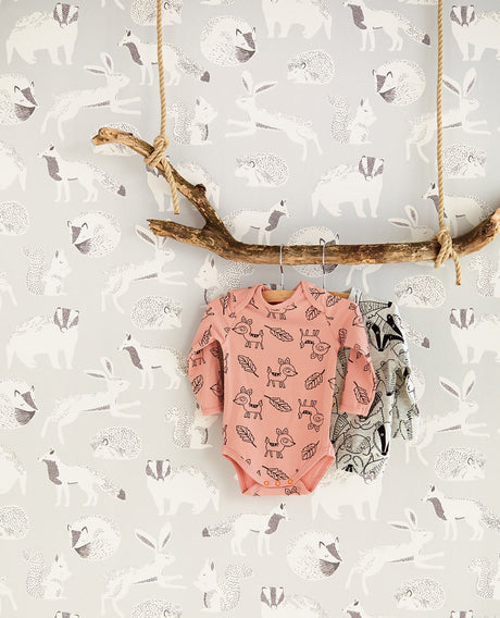 Eijffinger EJ399060 Mickel Neutral Animals Wallpaper
