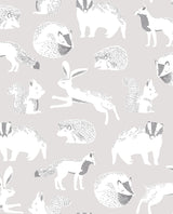 Eijffinger EJ399060 Mickel Neutral Animals Wallpaper