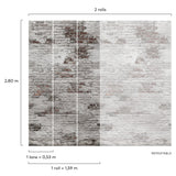Galerie Orom II Brick all-over Grey Mural EP6102