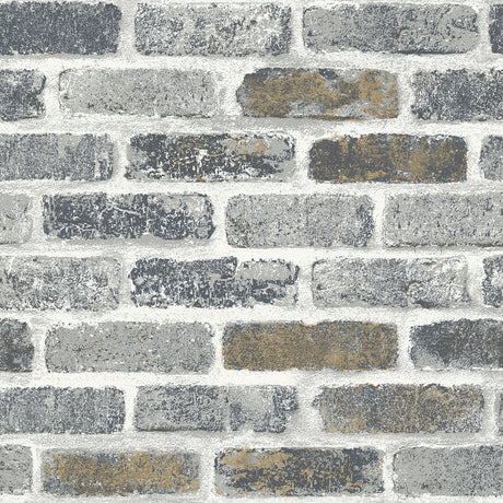 Etten Studios ET10105 Vintage Faux Brick Wallpaper