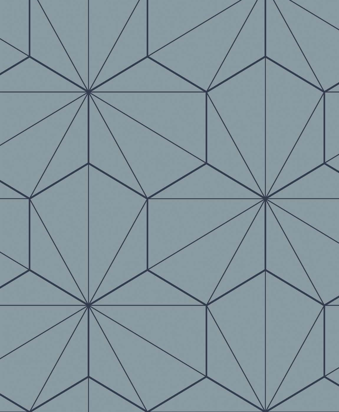 Etten Studios ET11302 Hedron Geometric Wallpaper
