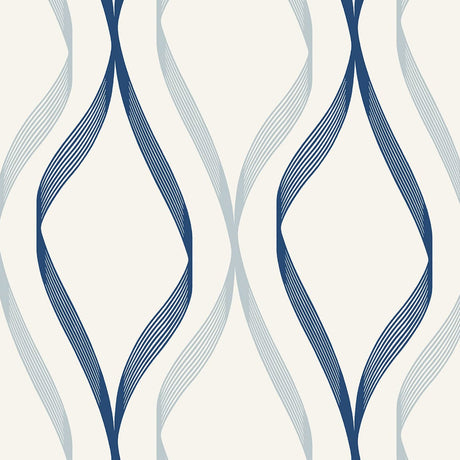 Etten Studios ET11802 Wave Ogee Wallpaper