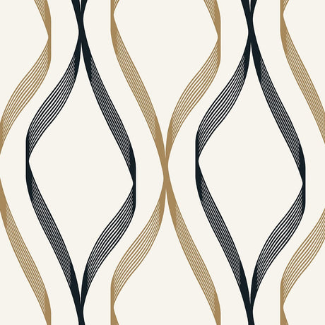 Etten Studios ET11806 Wave Ogee Wallpaper
