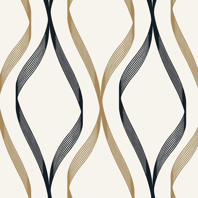 Etten Studios ET11806 Wave Ogee Wallpaper